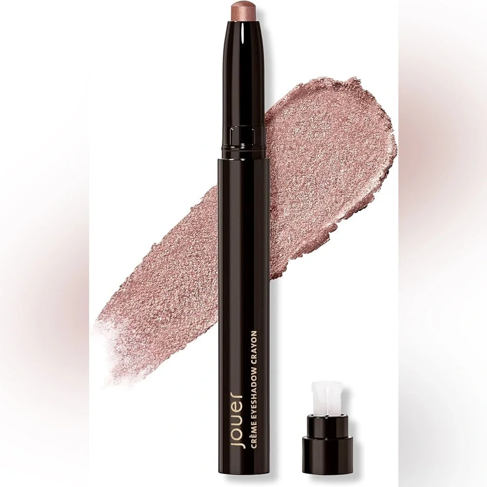JOUER Crème Eyeshadow Crayon Serene Metallic Shimmering Pink NEW IN BOX
